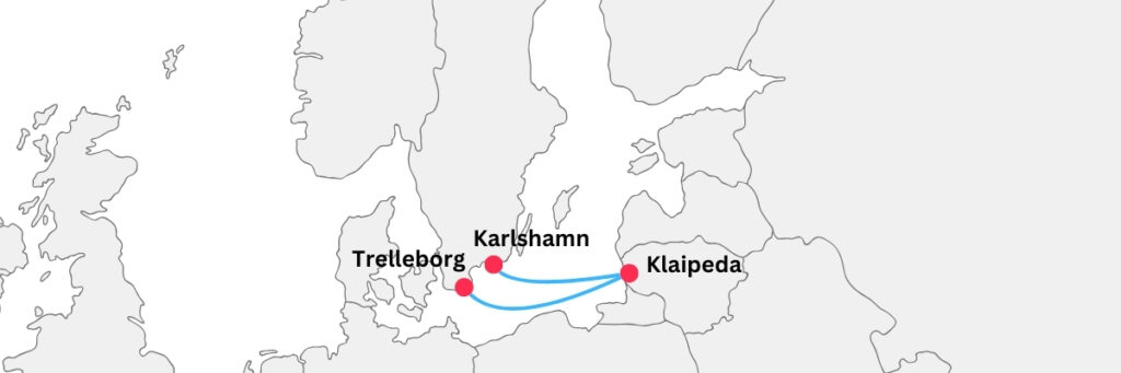 schweden litauen fähre